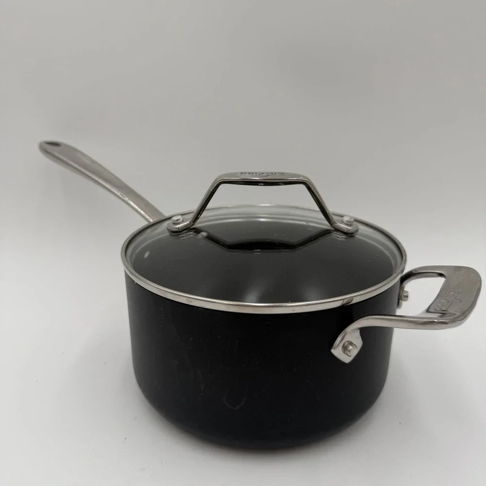 All-Clad Essentials 2.5-qt Nonstick Sauce Pans with Glass Lid *See Photos
